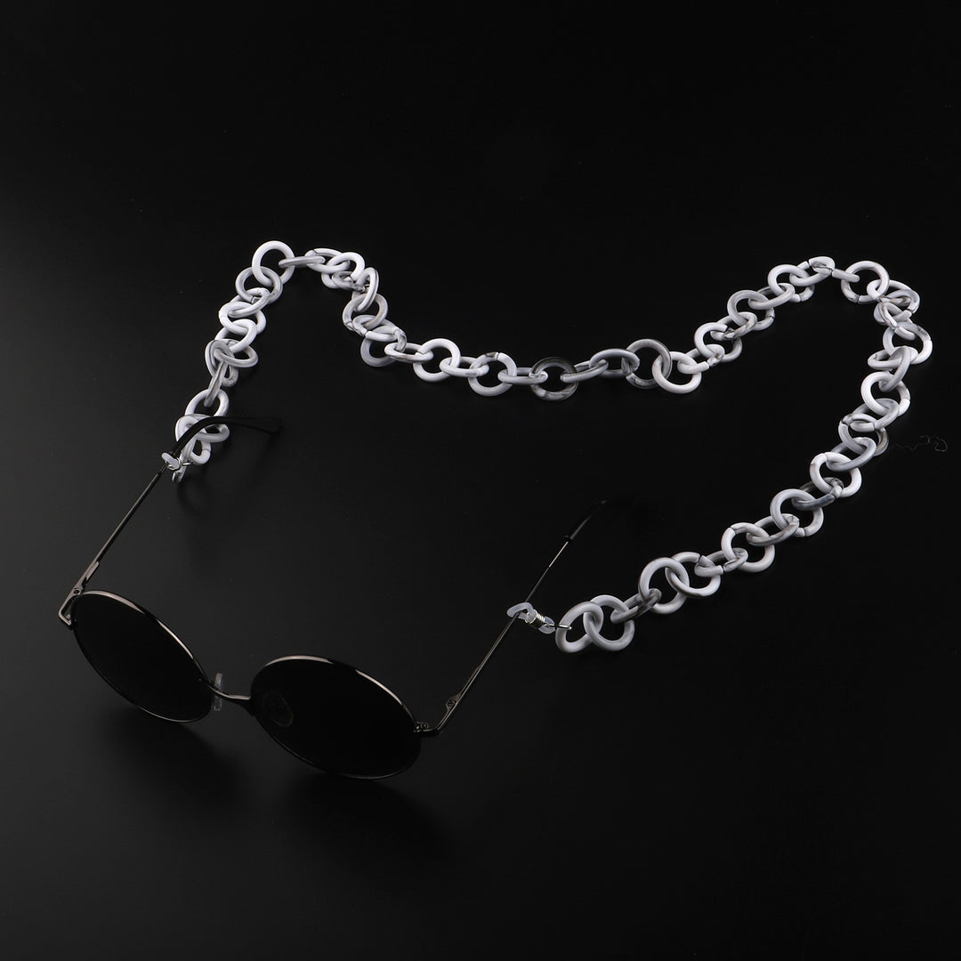 Trendy Acryl Brillen Kette Karnz