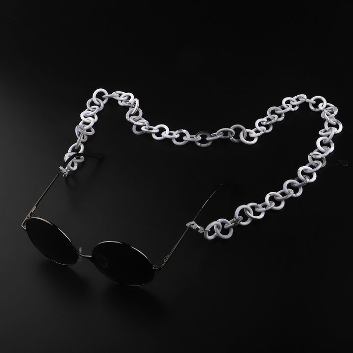 Trendy Acryl Brillen Kette Karnz