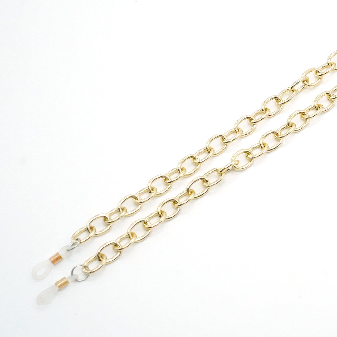 Chunky Metall Brillen Kette Karnz