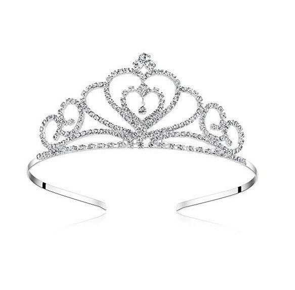 Damen Glamouröse Kristall Tiara Karnz