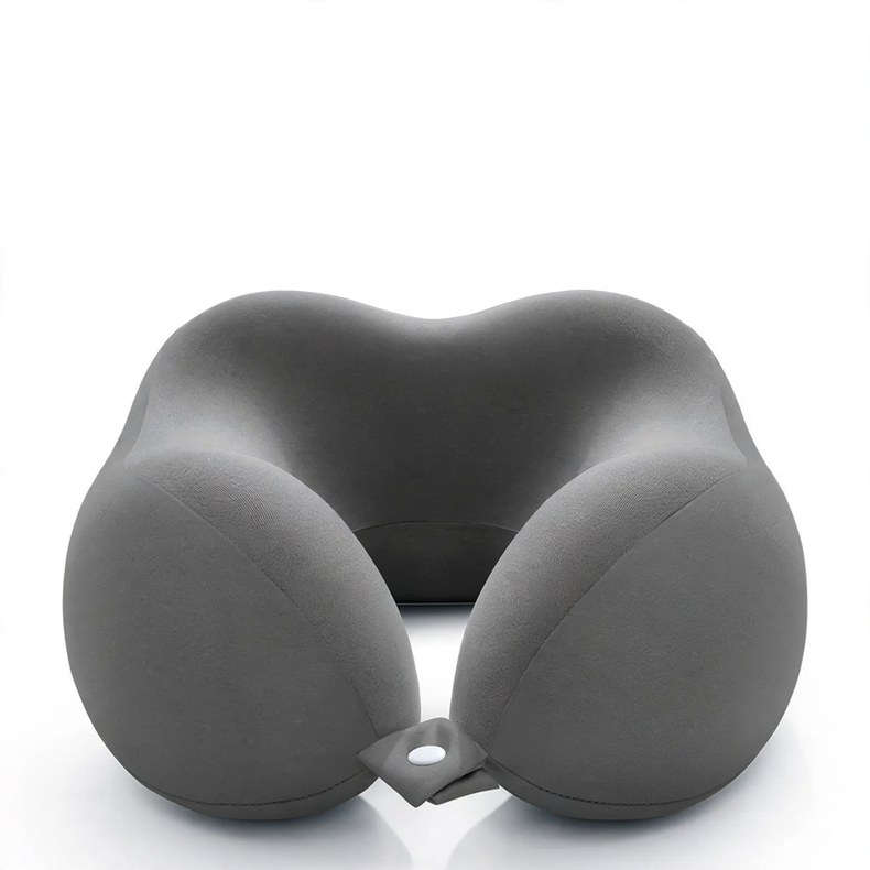 Memory-Foam U-Kissen mit 360°-Nackenstütze