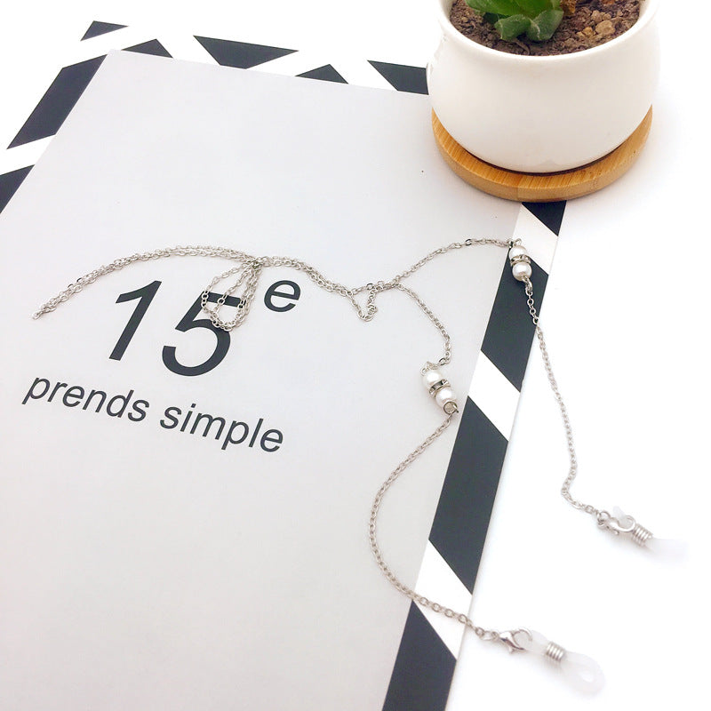 Premium Silber-Verbunden Brille Kette Karnz