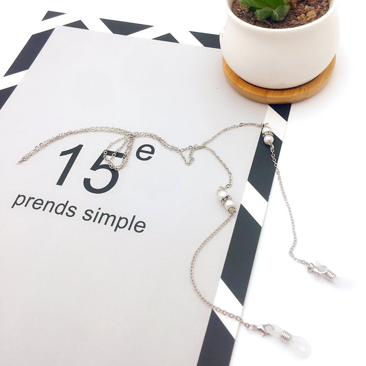 Premium Silber-Verbunden Brille Kette Karnz