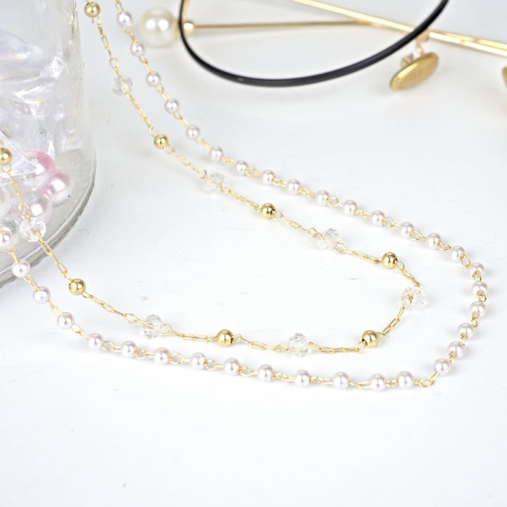 Kettenverknüpfte modische Brillenhalter Karnz