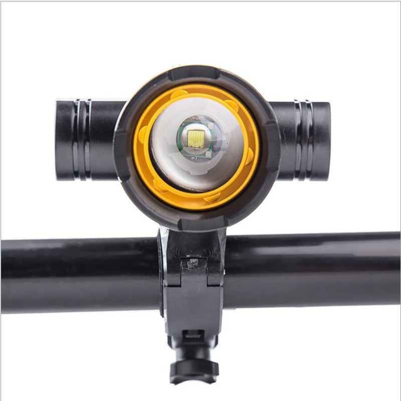 USB wiederaufladbares Fahrradlicht mit verstellbarem Halter Karnz