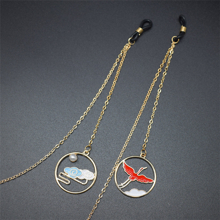 Artisanale symbolische Brillen-Kette Karnz