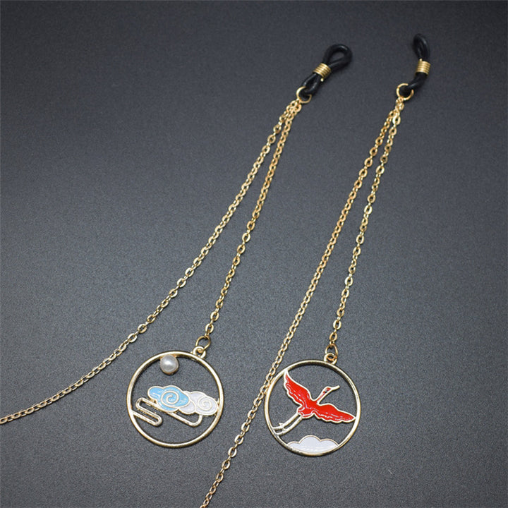 Artisanale symbolische Brillen-Kette Karnz
