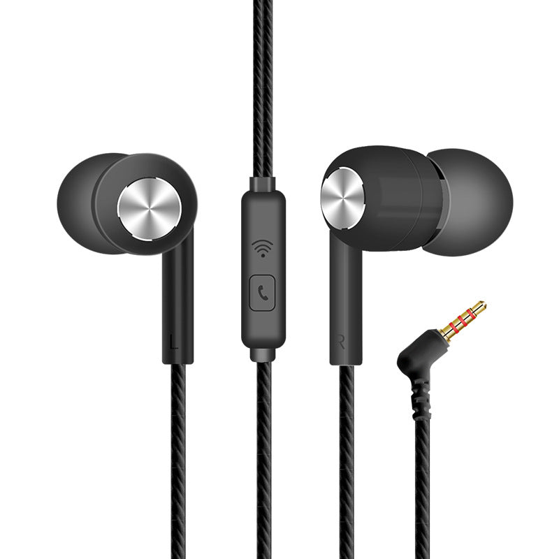 Karnz In-Ear Kopfhörer mit Kabel, Mikrofon und Fernbedienung – 3,5 mm Klinke
