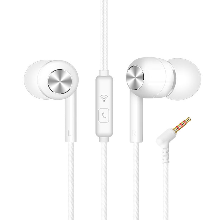 Karnz In-Ear Kopfhörer mit Kabel, Mikrofon und Fernbedienung – 3,5 mm Klinke