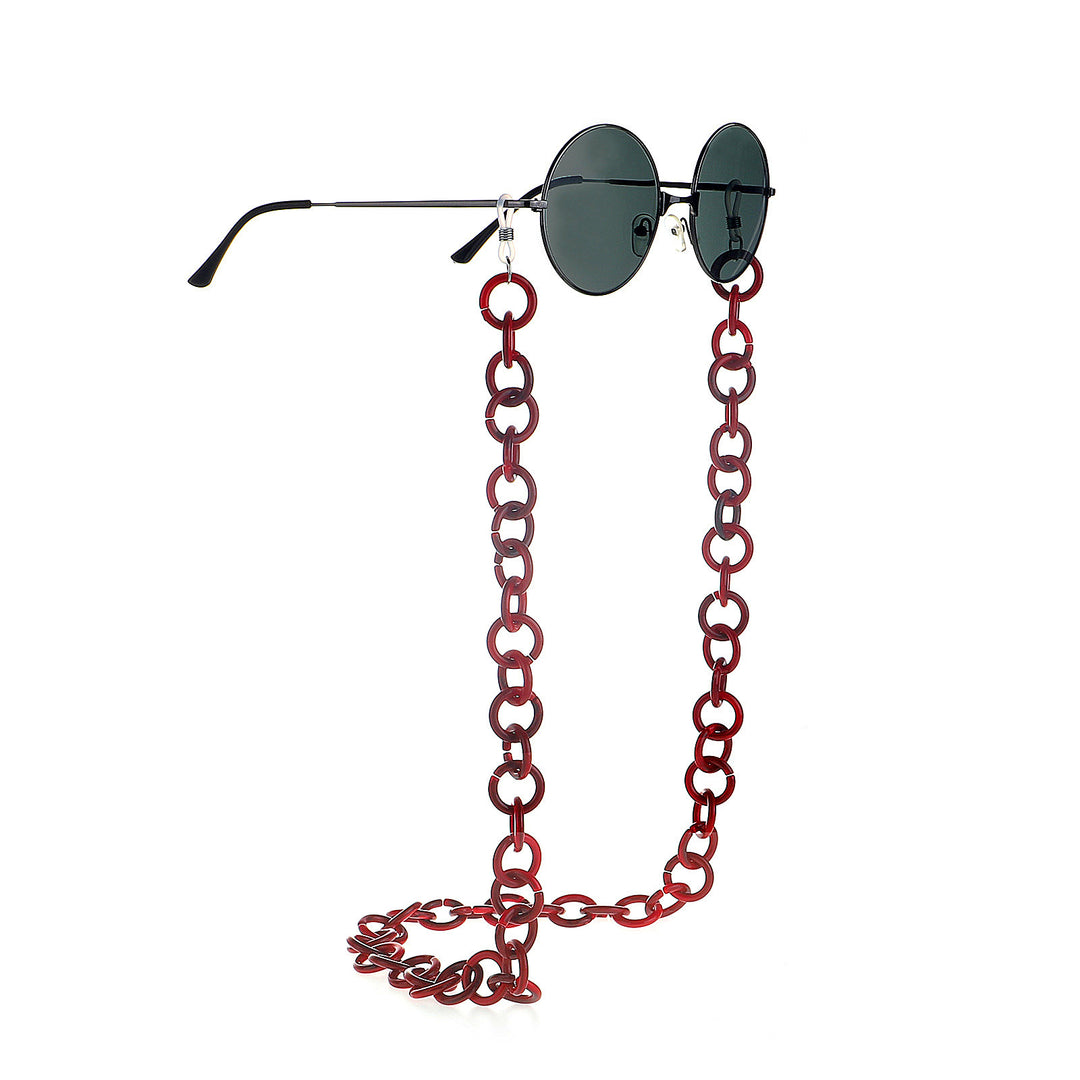 Trendy Acryl Brillen Kette Karnz
