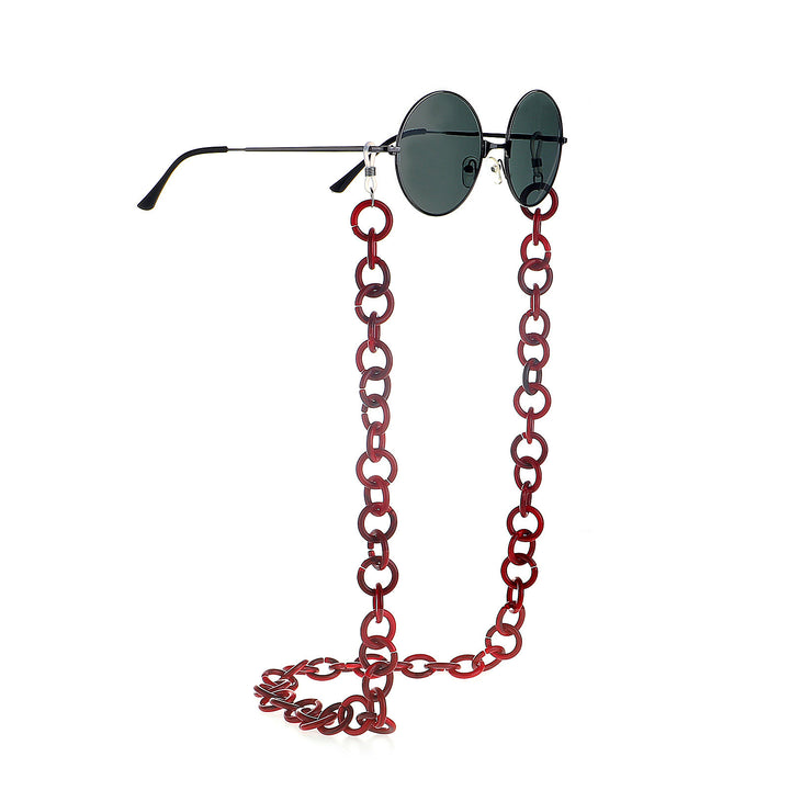 Trendy Acryl Brillen Kette Karnz