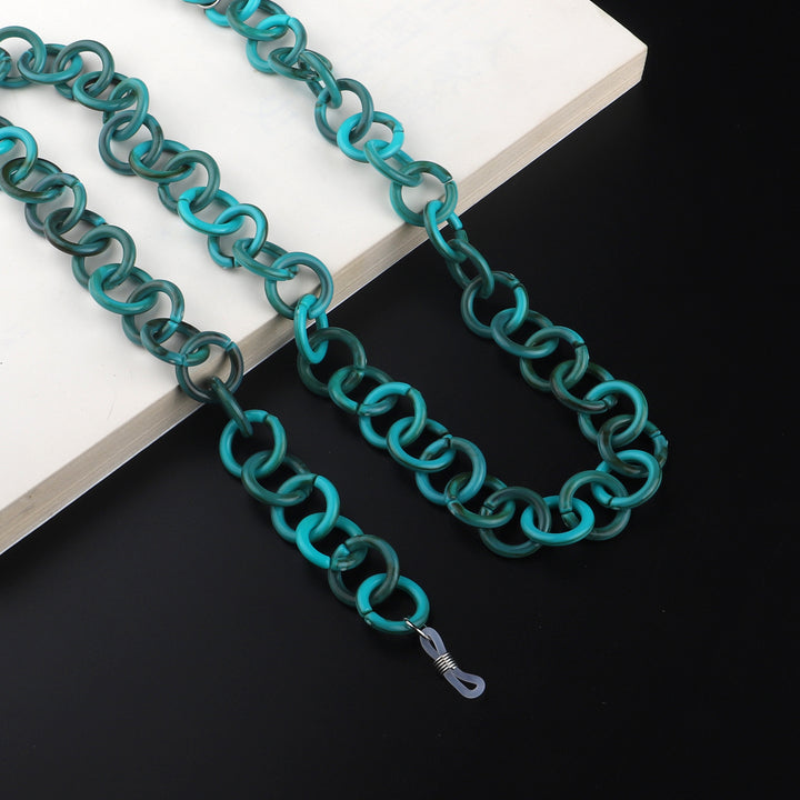Trendy Acryl Brillen Kette Karnz