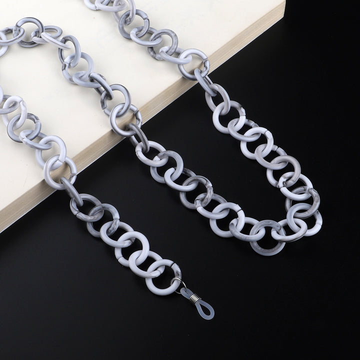 Trendy Acryl Brillen Kette Karnz