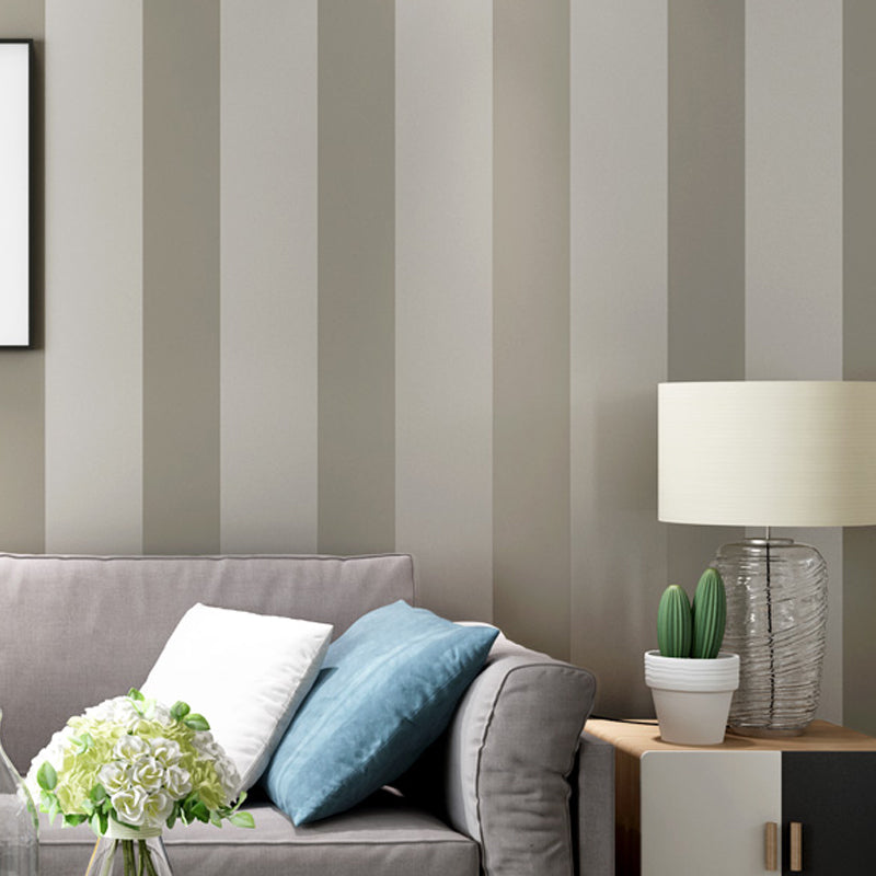 Karnz | Streifen Tapetenrolle Minimalistische Vliesmaterial Wanddekoration für Restaurant