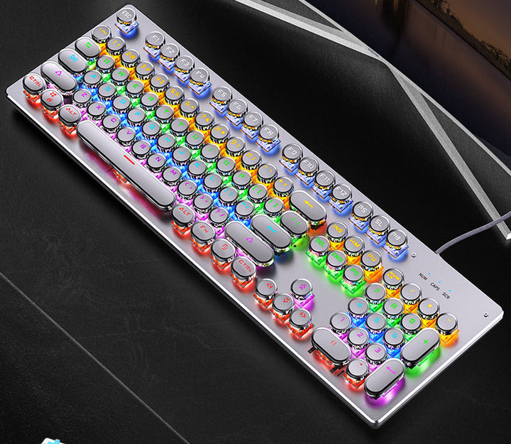 Retro Mechanische Gaming Tastatur Karnz