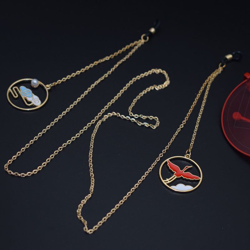Artisanale symbolische Brillen-Kette Karnz