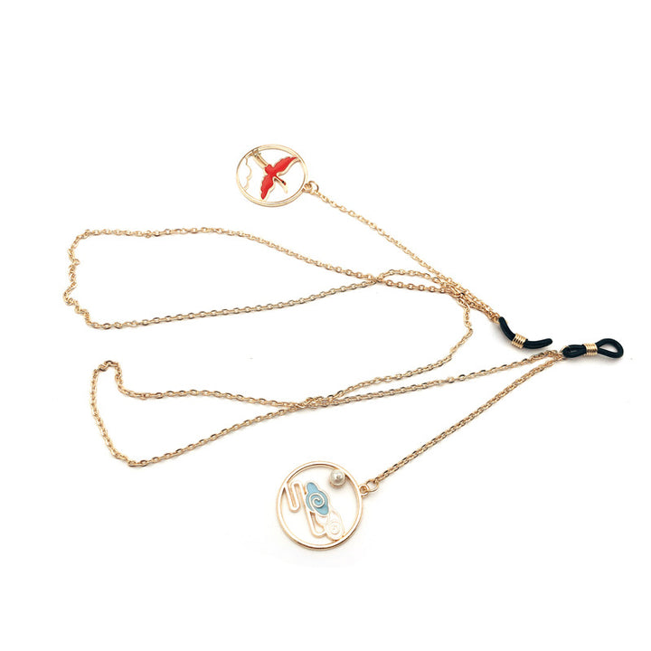 Artisanale symbolische Brillen-Kette Karnz