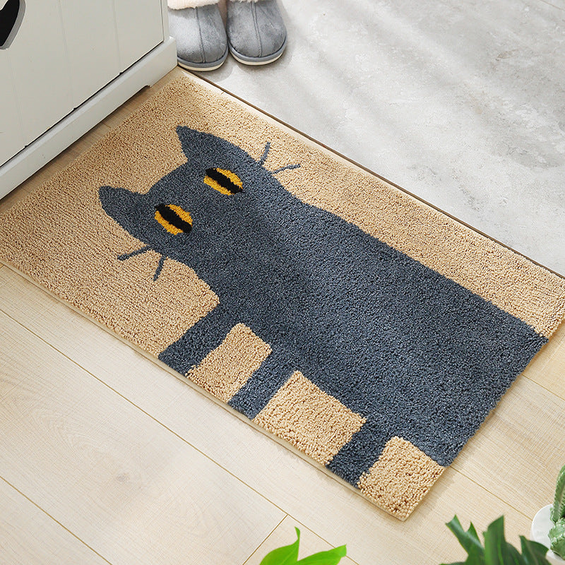 Kat-themed weiche absorbierende Türmatte für Zuhause