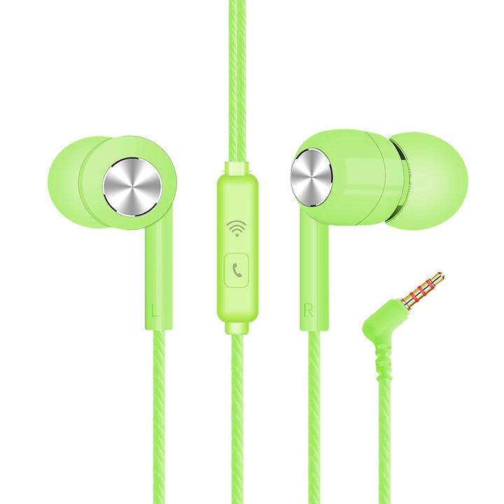Karnz In-Ear Kopfhörer mit Kabel, Mikrofon und Fernbedienung – 3,5 mm Klinke