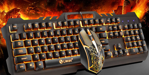 Hochleistungs-Gaming-Tastatur mit beleuchteten Tastenabdeckungen Karnz