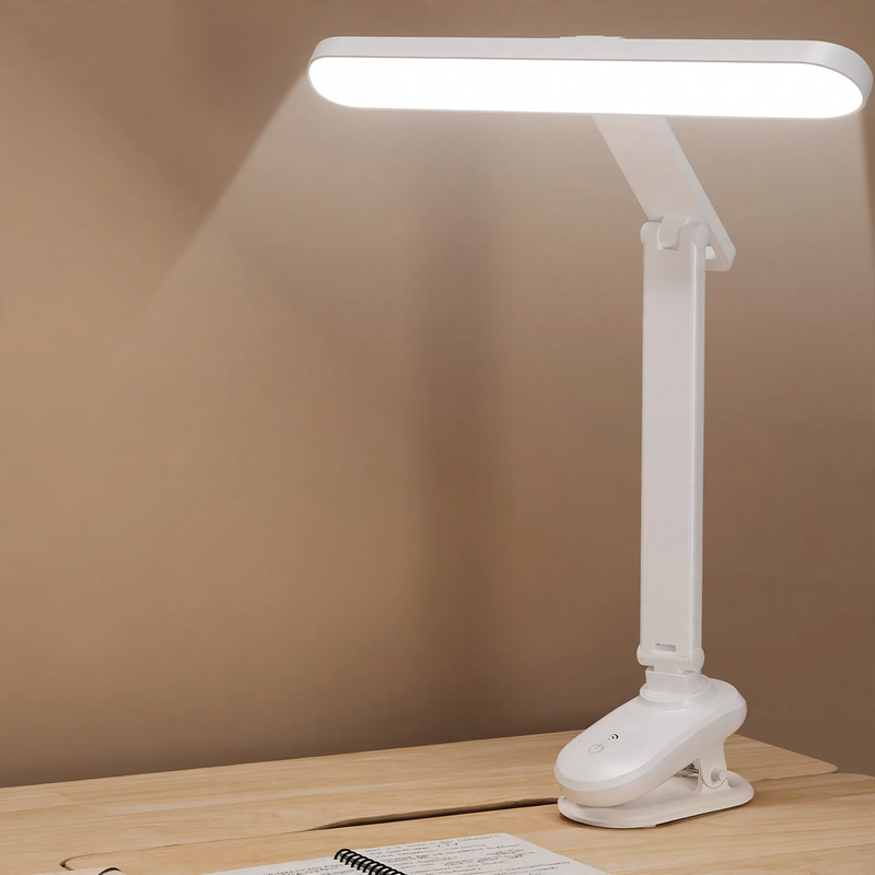 LED-Klemmlampe mit integrierter Uhr