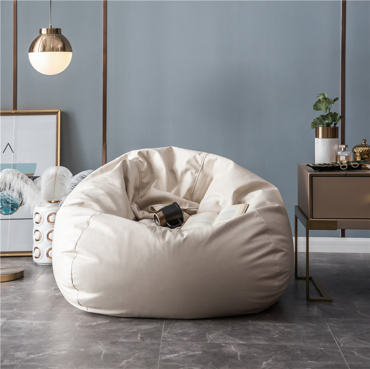 Großformatiger Sitzsack-Lounge-Sessel aus wasserabweisendem Canvas mit formstabilem Schaumfüllkern