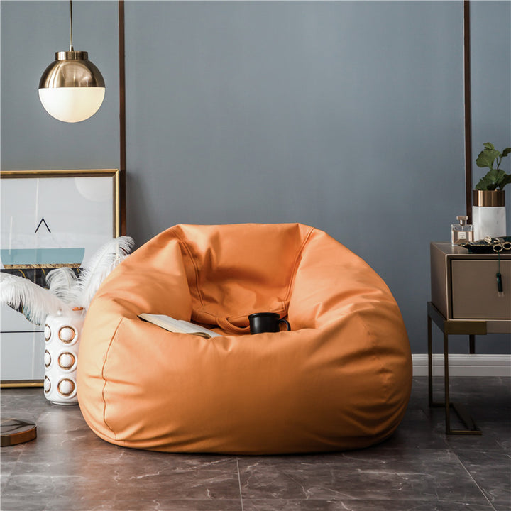 Großformatiger Sitzsack-Lounge-Sessel aus wasserabweisendem Canvas mit formstabilem Schaumfüllkern