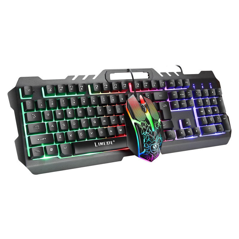 Hochleistungs-Gaming-Tastatur mit beleuchteten Tastenabdeckungen Karnz