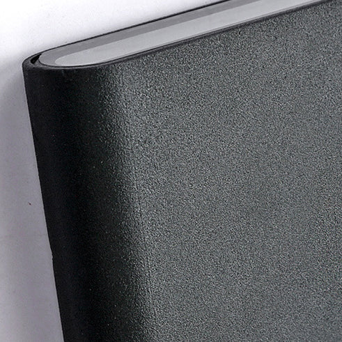 Schwarz/Weiß Rechteckige Wandwaschleuchte Modern Stilvoll Warm/Weiß Licht LED Aluminium Wandleuchte für Flur, 4.5"/7" B | Karnz