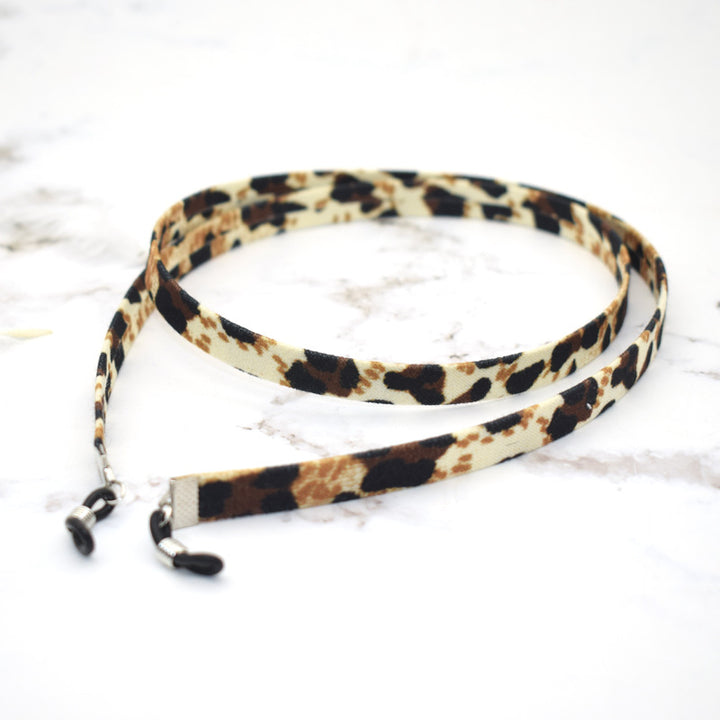 Stylische Samt Brillen Kette Karnz