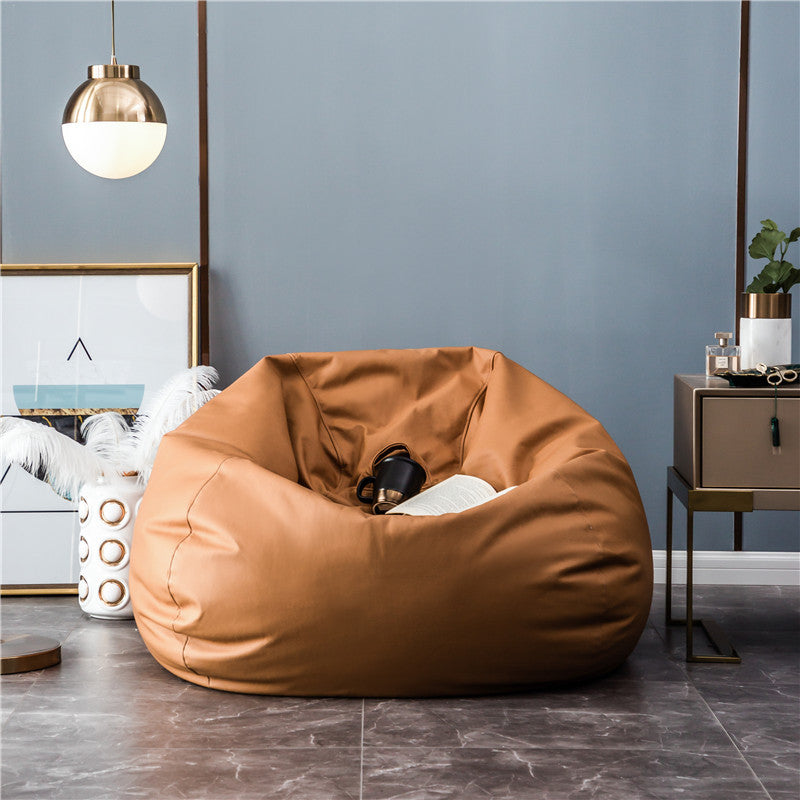 Großformatiger Sitzsack-Lounge-Sessel aus wasserabweisendem Canvas mit formstabilem Schaumfüllkern
