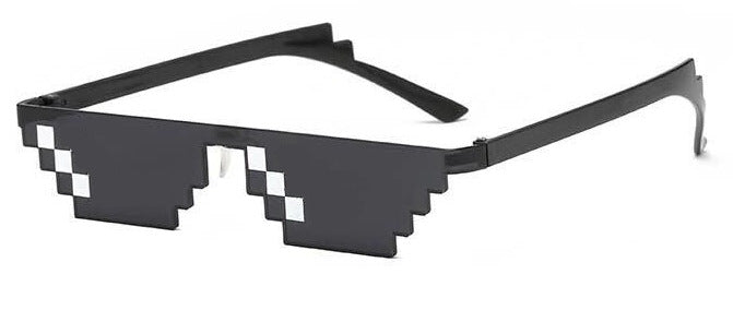 Pixelierte Mode-Sonnenbrille Karnz