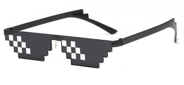 Pixelierte Mode-Sonnenbrille Karnz