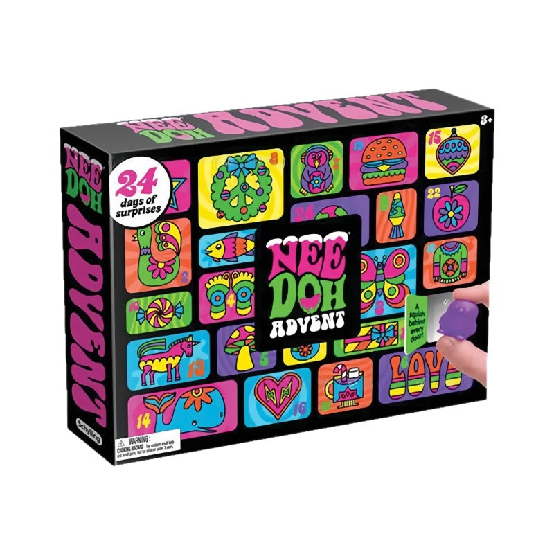 Adventskalender-Geschenkbox mit Stressabbau-Spielzeug