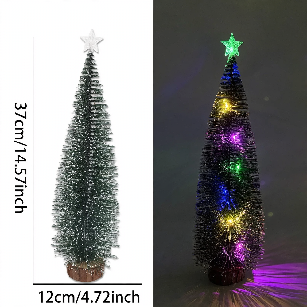 Miniatur-Weihnachtsbaum mit LED-Stern