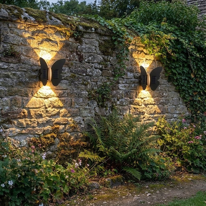 Butterfly Life Solarbetriebene Außenlampe | Karnz