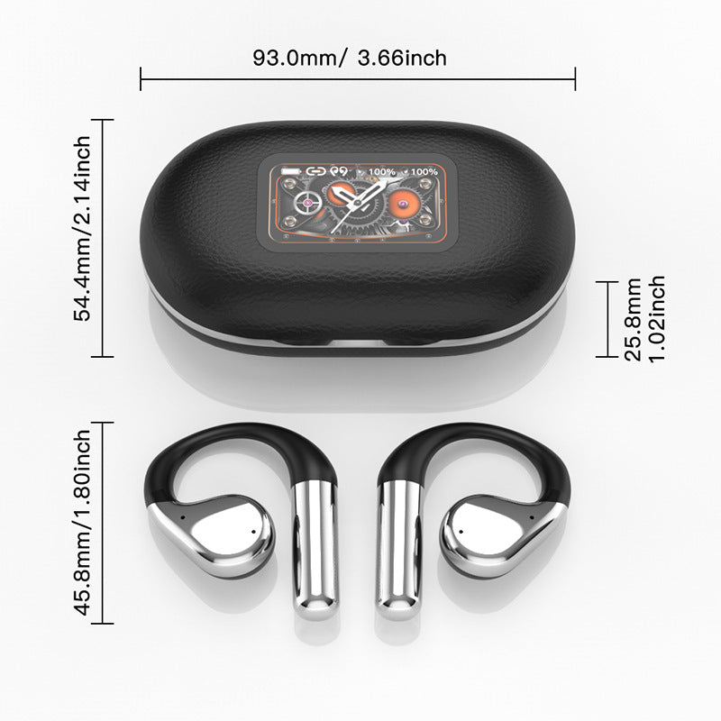 Offene Bluetooth-Kopfhörer mit LCD-Display