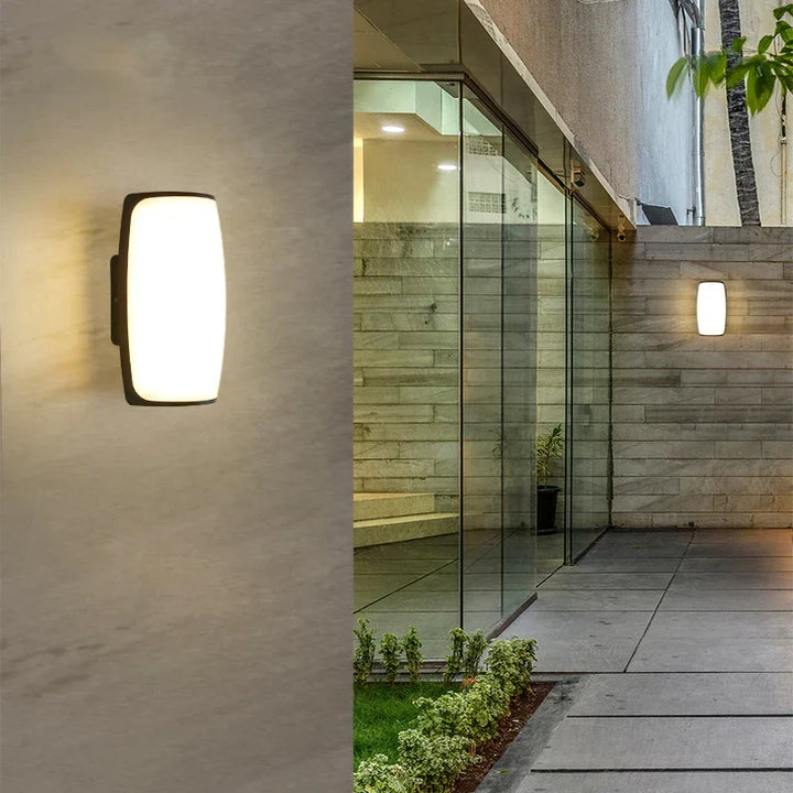 Wasserdichte LED-Wandleuchte für Außen – Energieeffiziente Beleuchtung für Garten und Terrasse | Karnz