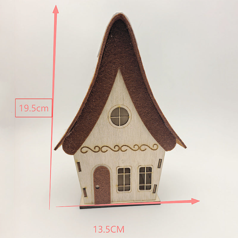 DIY Holzhaus zum Bemalen aus Pappelholz
