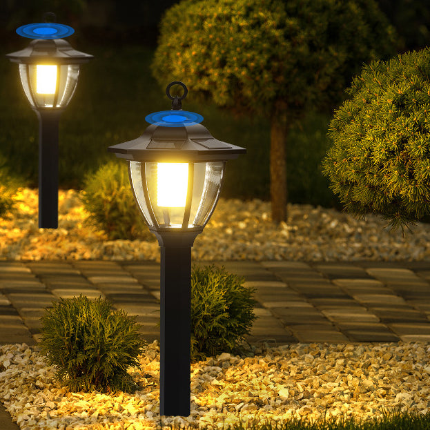 Traditionelle Bauernhaus wasserdichte Solar Laternen Kunststoff Erdnuss-Stecker LED Landschaftslicht für den Garten | Karnz
