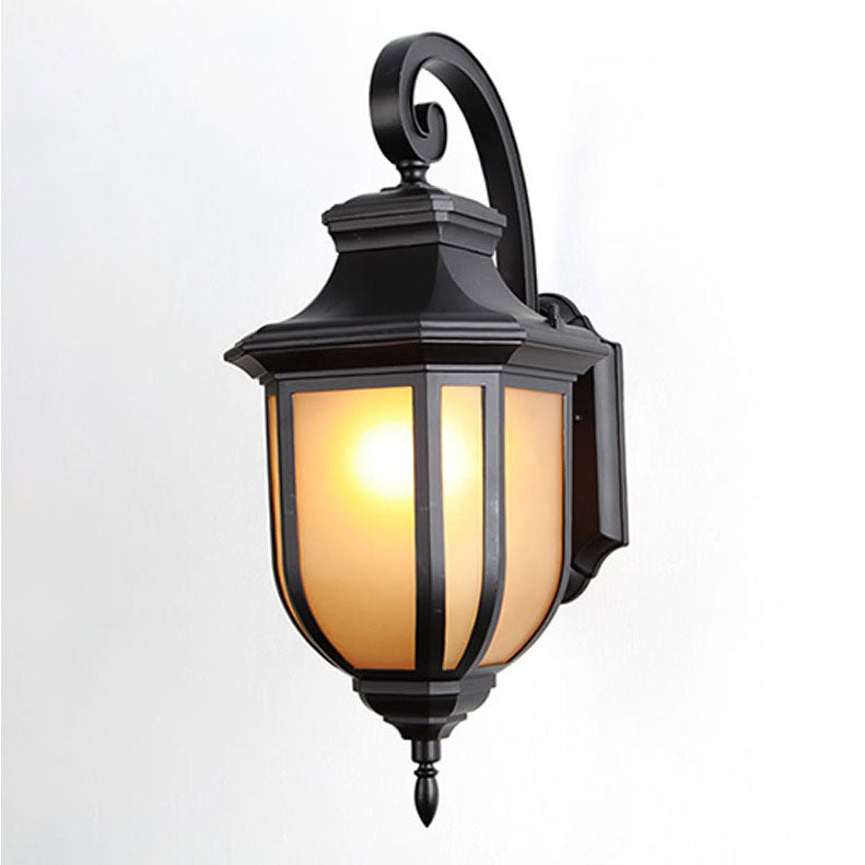 Moderner europäischer minimalistischer Aluminiumlegierung quadratischer Außen-Wandleuchten-Lampe | Karnz