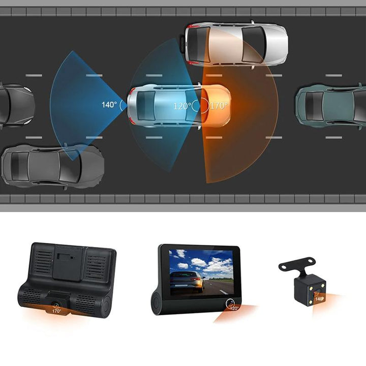 Tachograph mit 3 HD-Linsen | Karnz
