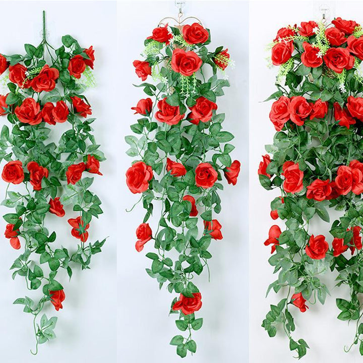Wanddekoration Hängende Blumenranke | Karnz