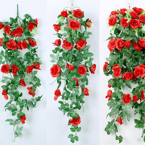 Wanddekoration Hängende Blumenranke | Karnz