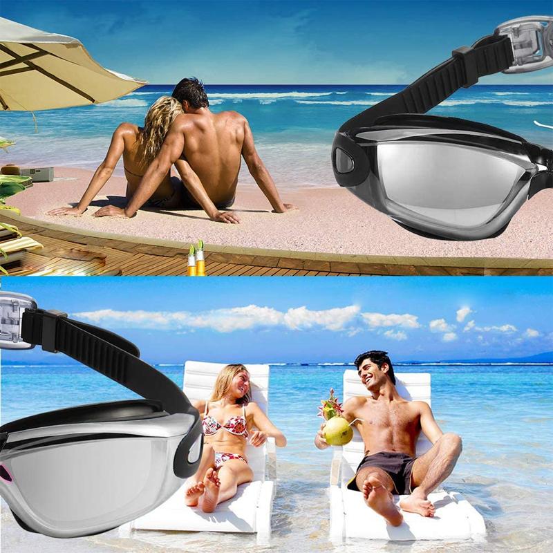 Karnz | Keine undichte Anti-Nebel-UV-Schutz Triathlon-Schwimmbrille