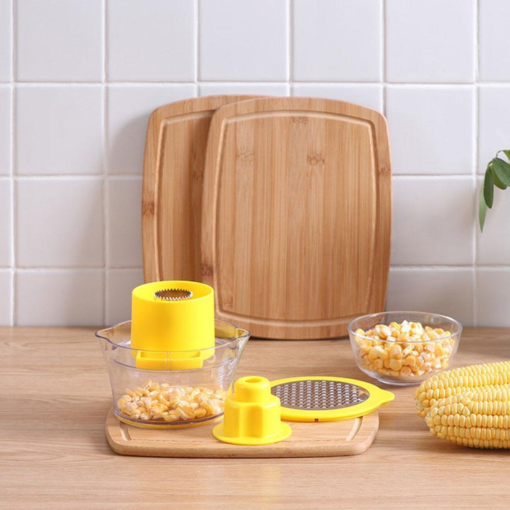 Cob Corn Stripper Mit Eingebautem Messbecher Und Reibe | Karnz