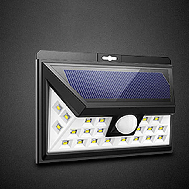 Outdoor Solar Trapez Körper Sensor Wasserdichte LED Patio Wand Sconce Lampe | Karnz