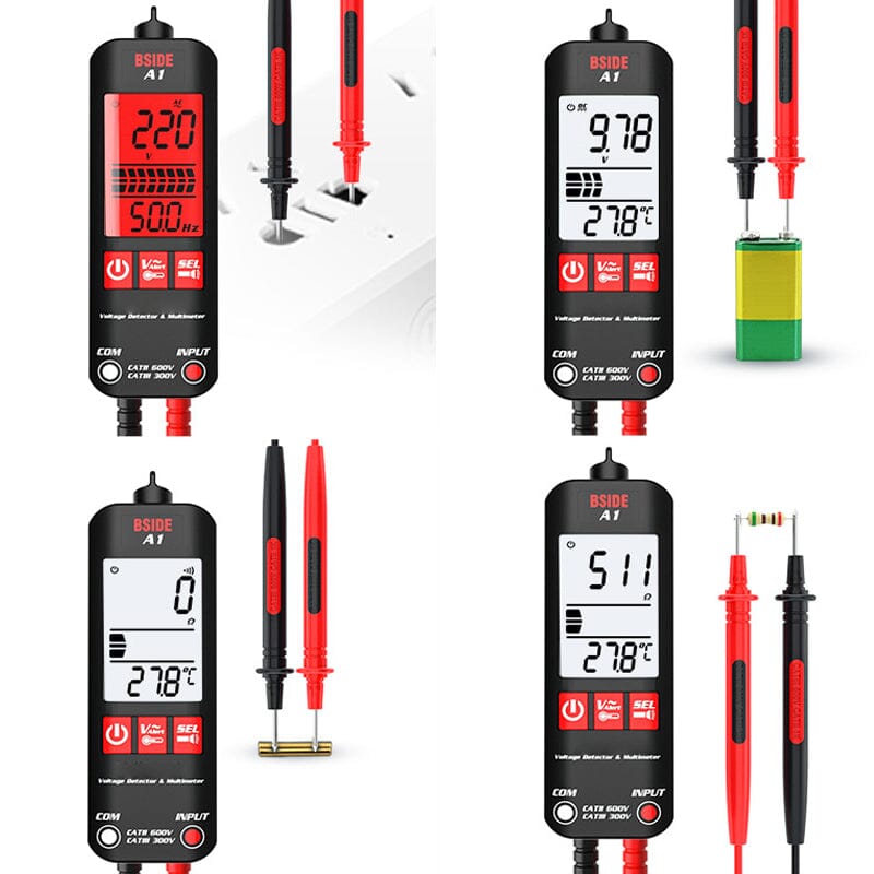 A1 Vollautomatisches intelligentes digitales Multimeter mit Anti-Burner-Funktion