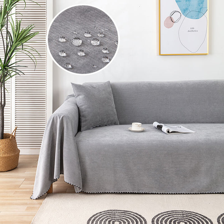 Premium Wasserdichte Sofa Wurfdecke Bezüge mit Jacquardkante