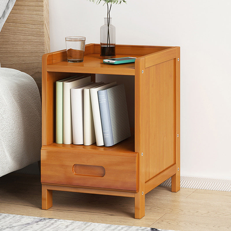 Sandsberg | BambooLux Nachttisch | Minimalistisches Bambus-Design | 1-2 Schubladen | Nachhaltig & Funktional für das Schlafzimmer